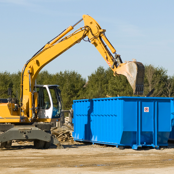 how many times can i have a residential dumpster rental emptied in Monument Colorado